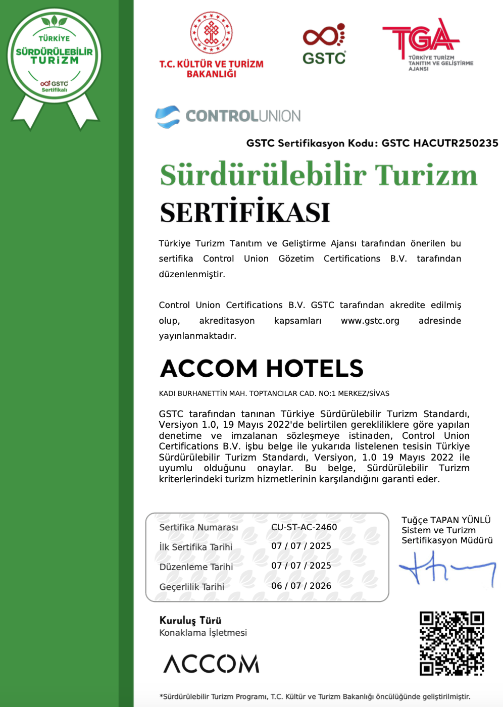 Sürdürülebilirlik Politikasi